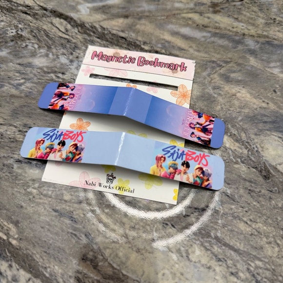 Pack of 2 Magnetic Bookmarks Wedding Souvenir Birthday Giveaways Sublimation Mag - Picture 2 of 2